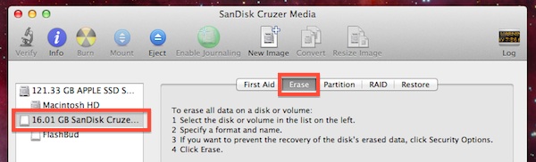 reformat a usb drive that was used on a mac for a pc